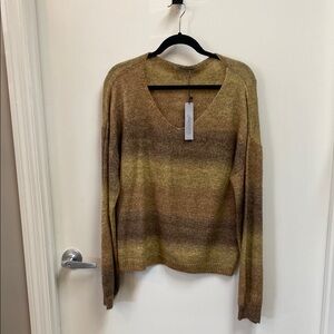 Gradient V-Neck Sweater